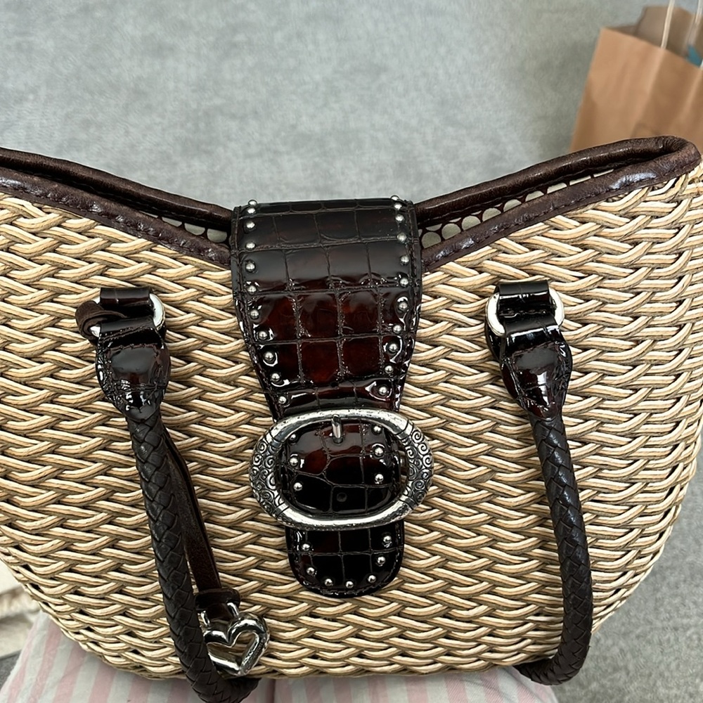 Brighton straw handbag. Perfect condition. - Picture 6 of 6
